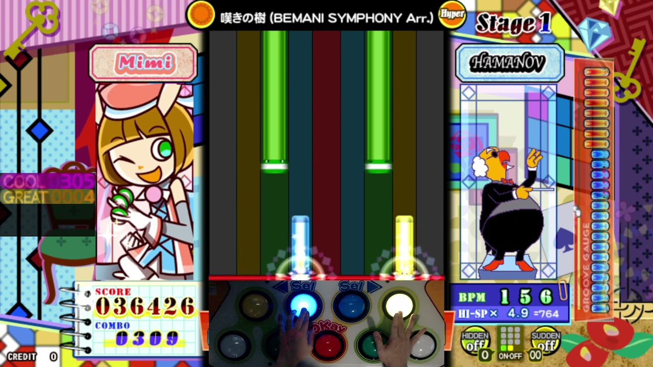 ポップン] 嘆きの樹 (BEMANI SYMPHONY Arr.) H - YouTube