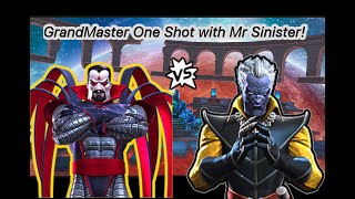 GrandMaster One Shot with 1\/25 6 Star Mister Sinister!