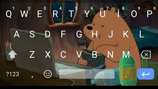 nasıl klavye resmi yerleştirilir? Telefonda Android screenshot 2