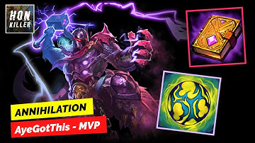 HoN Thunderbringer GRIMOIRE OF POWER with RESTORATION STONE - MVP