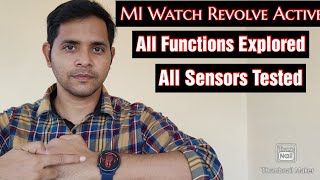 Mi Watch Revolve Active Unboxing, Detailed Review ,Full Demo Of All Functions