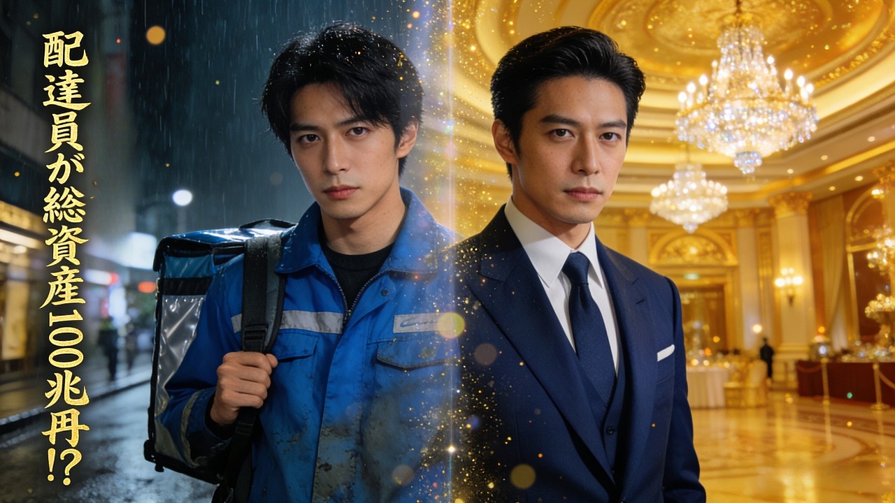 配達員が総資産100兆円!?😱貧乏学生に届いた「神の通知」で人生逆転！💥