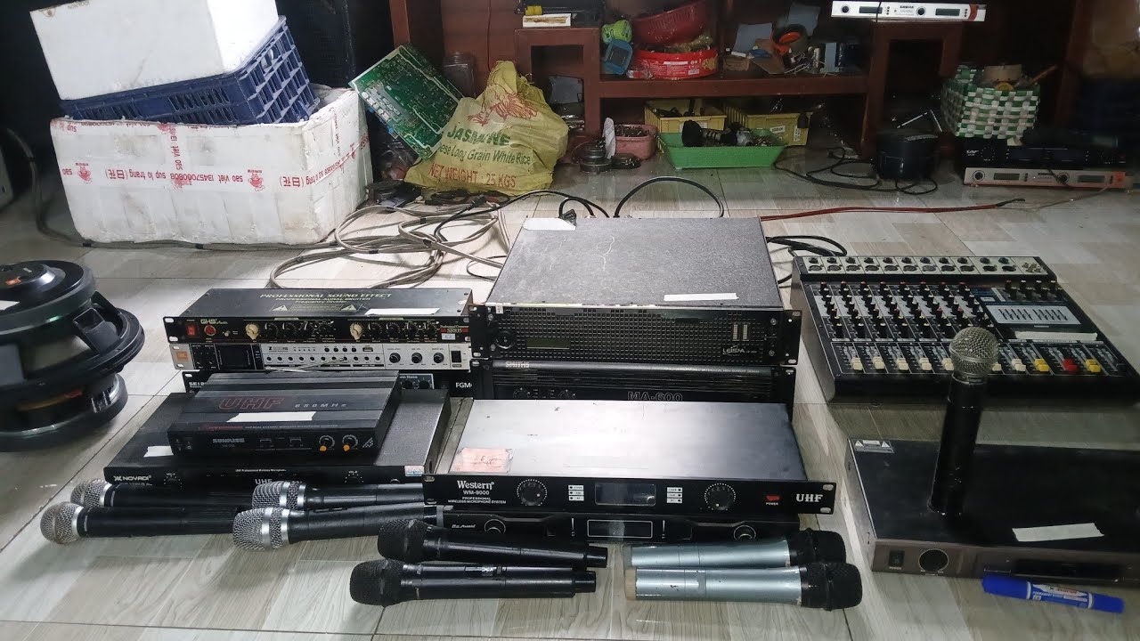 (26 tháng 2)vang cơ,nâng tiếng,cos cơ,micro  gia đình,mixer 350k,đẩy bãi 2 kênh,loa rời 30 coil 100.