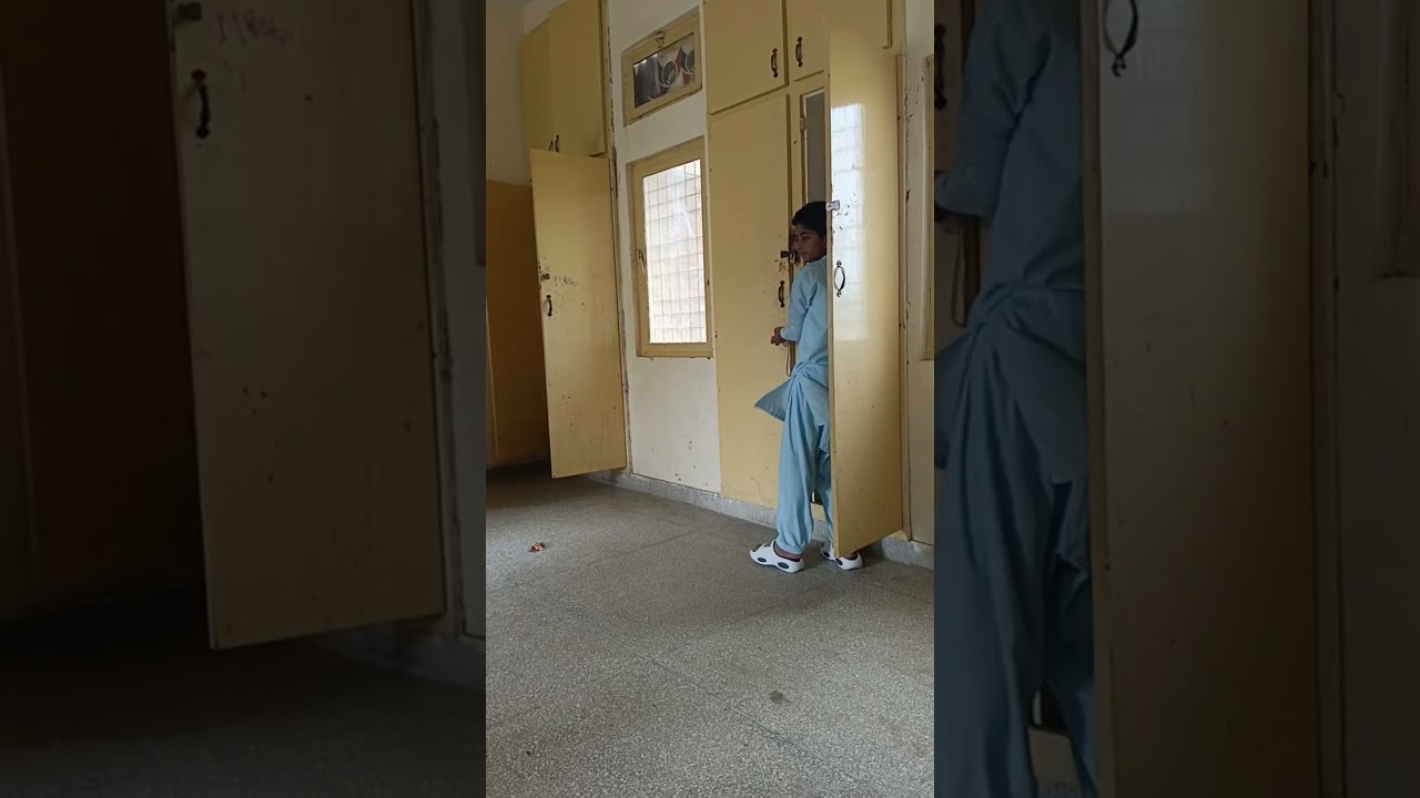 Saarim and Mohsin in Danish School Hostel 