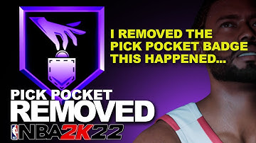 Pick Pocket Badge 2k22 REMOVED | SAVE BADGE POINTS