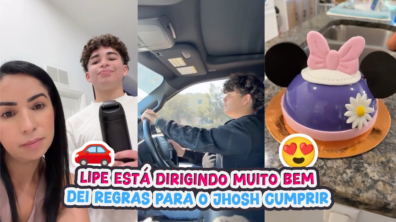 LIPE ESTÁ DIRIGINDO MUITO BEM+DEI REGRAS PARA O JHOSH CUMPRIR!