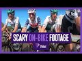Scary onbike footage from uae tour sprint  featuring caleb ewan and pascal ackermann