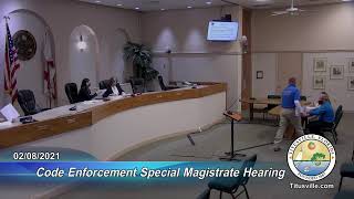 Code Enforcement Board — 2/8/2021 - 2:00 p.m.