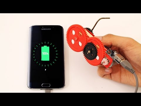 How To Make A Simple Hand-Crank Phone Charger