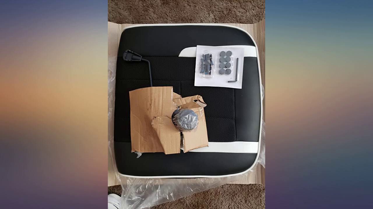 JUMMICO Gaming Chair Ergonomic Executive Office Desk Chair High Back Leather Swivel review YouTube