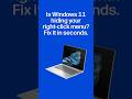Is Windows 11 hiding your right-click menu? Fix it in seconds. | HP Support