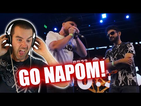 NaPoM vs Dilip Beatbox Reaction! (QUARTER FINAL 2023)