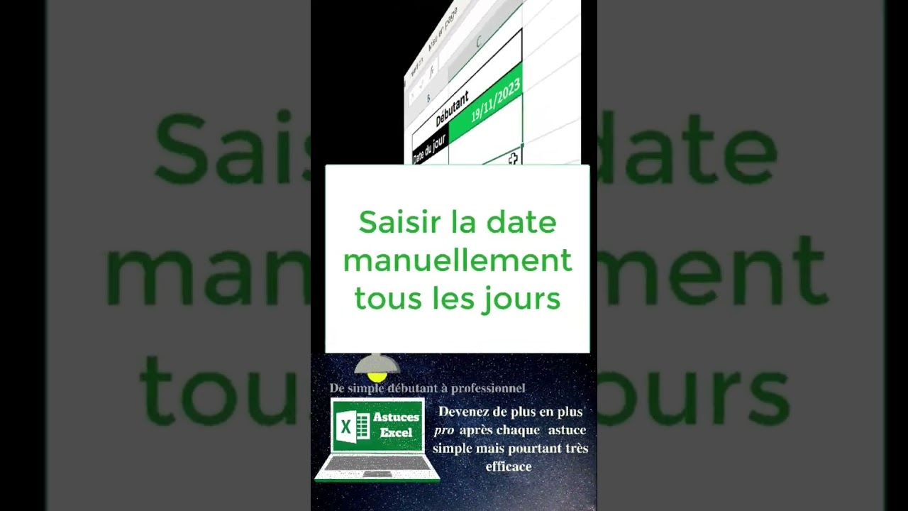 Insérer la date du jour sur 