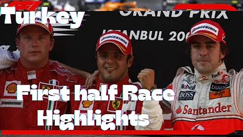 F1 2007 First half Turkish Grand Prix Extended Highlights (Round 12)