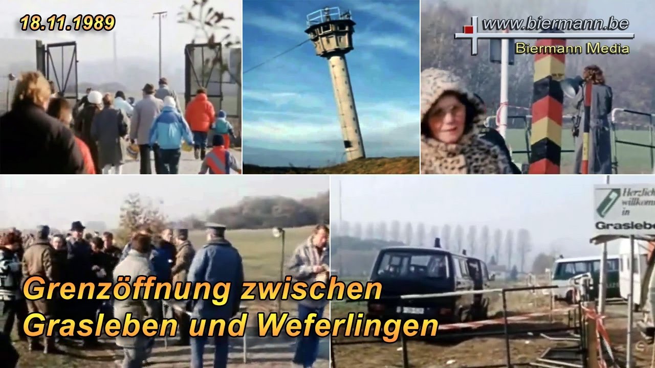 Grenzöffnung zwischen Grasleben und Weferlingen (1989)