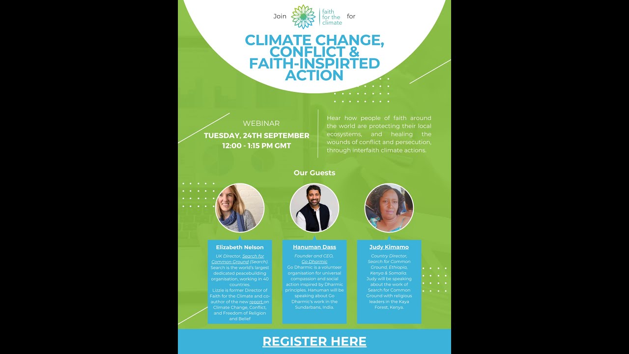 Climate Change, Conflict and Faith-inspired Action