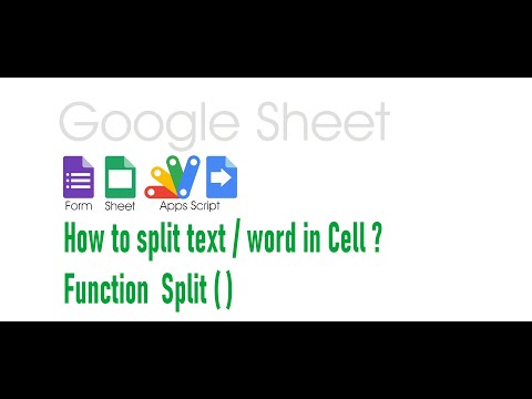 Split Text / word in cell into columns or rows