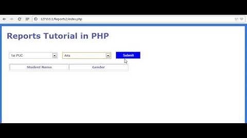 How to create reports in PHP part-5