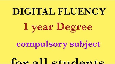 DIGITAL FLUENCY Module 2@eedjoin