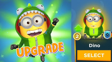 Minion Rush Dino Epic Minion Upgrade Level 3 gameplay walkthrough android ios
