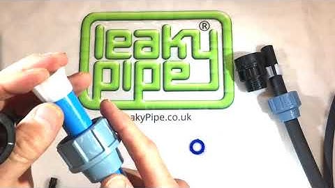 LeakyPipe® to Blue Metric Pipe connections