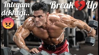 BREAKUP GYM MOTIVATION in Hindi 2019💪| Thukra Ke Mera Pyar😡 | It's Time to MOVE ON | Jeremy Buendia