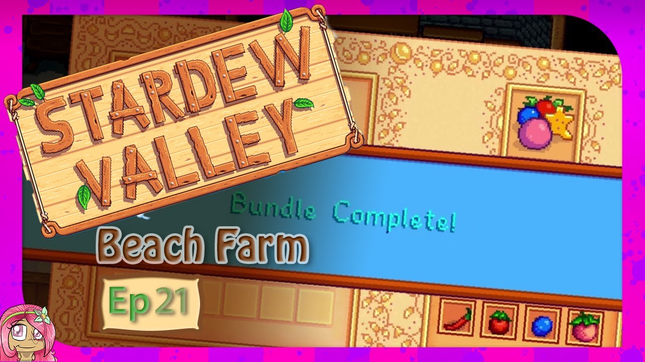 Copper Axe & Summer Crops Bundle Stardew Valley Beach Farm Ep21