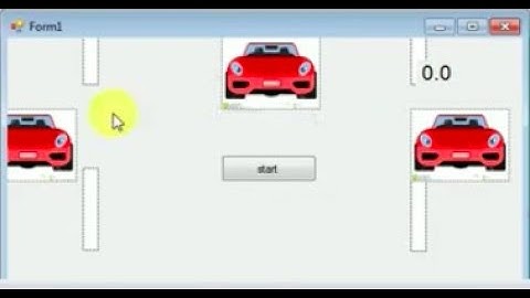 how to make an EASY car game in visual basic 2010 Step by Step