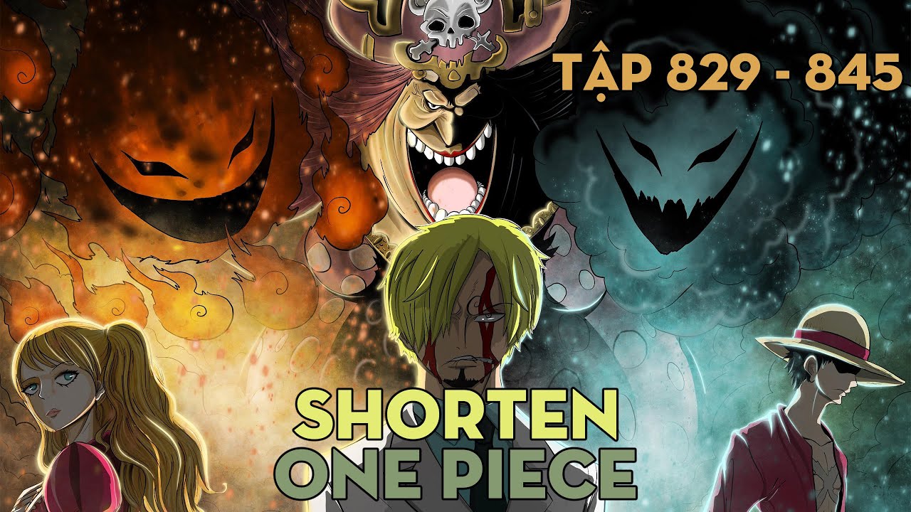 SHORTEN "Đảo Hải Tặc 1π" | One Piece | Tập 829 - 845 | AL Anime - YouTube