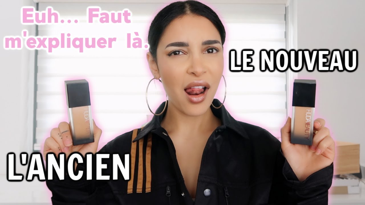 Je compare le nouveau fond de teint HUDA BEAUTY à l'ancien et ... je ne comprends pas !