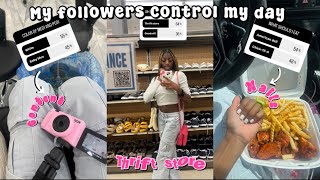 I LET MY INSTAGRAM FOLLOWERS CONTROL MY LIFE FOR A DAY ( GONE RIGHT ) 🤭🤭