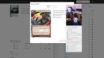 Netrunner Stream: S02E02 - 2 for 2sdays - Live Streaming Beautiful Netrunner Decks