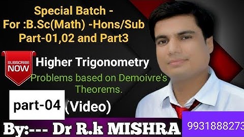 problem based on Demoivre