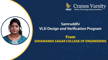 Internship in VLSI Design & Verification - Samruddhi - Cranes Varsity