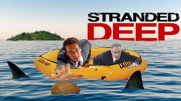 2 idiots 1 raft. ~ Stranded Deep Multiplayer Funny Moments