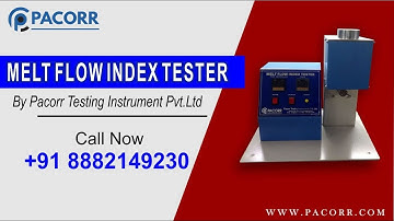 Melt Flow Index Tester Cleaning Process