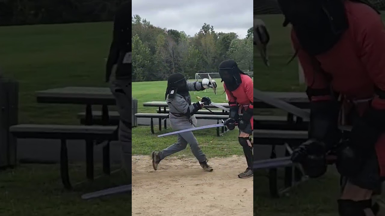 Parry, Cut, immobilize arm to prevent after blow. 