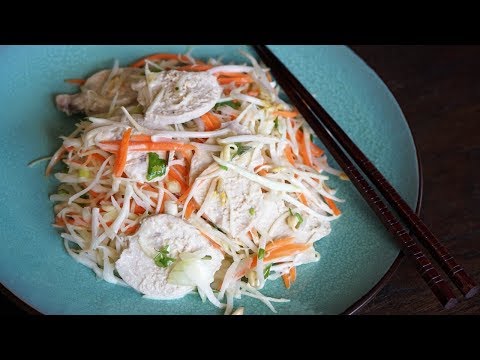 Vidéo: Salade De Poulet Et Chou Chinois