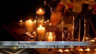 Candlelight vigil held for killed Rochester mother and daughter; domestic violence victims