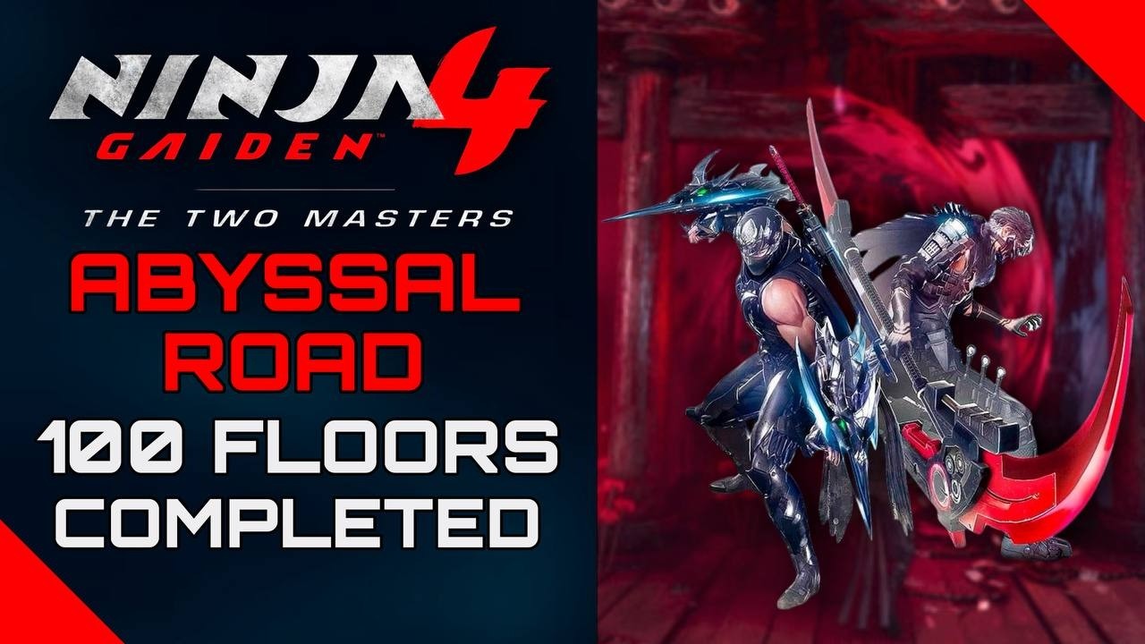 Ninja Gaiden 4 - DLC - Abyssal Road - Full Run 100 Floors + My Accessories Loadout used - EASY WAY