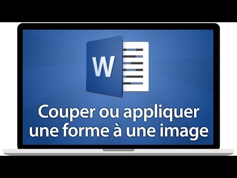 Tutoriel Word 2016 - Rogner ou couper une image ou lui appliquer une forme