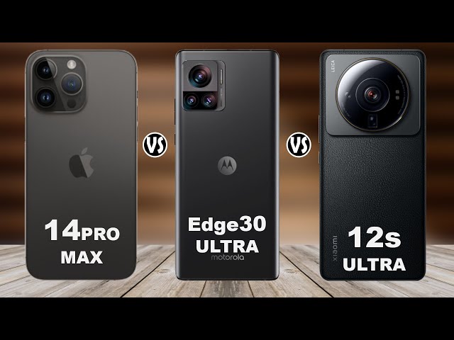 Xiaomi 12S Ultra e Edge 30 Ultra vs iPhone 14 Pro Max e Galaxy S22