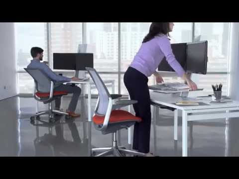 The Humanscale Quickstand Height Adjustable Workstation Youtube