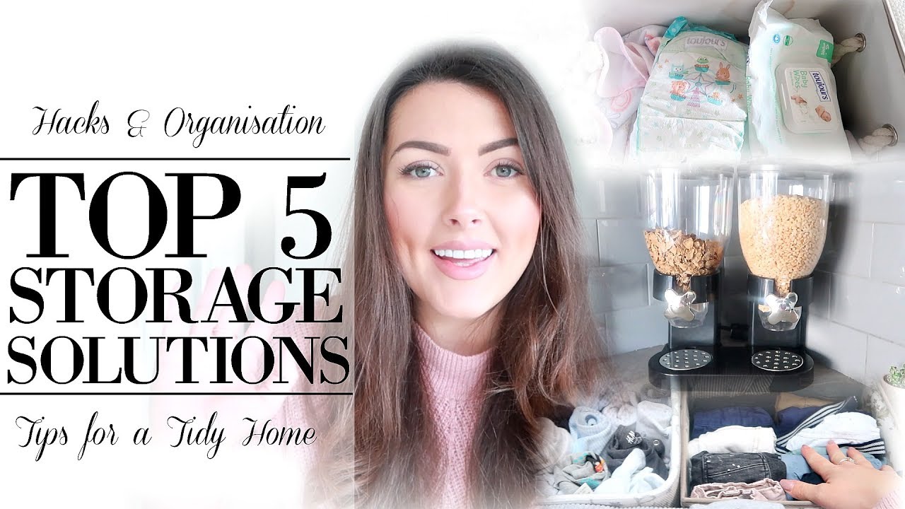 5 STORAGE SOLUTIONS THAT CHANGED MY LIFE! ORGANISATION & STORAGE