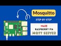 Setup and install mosquitto broker raspberry pi4 as mqtt server