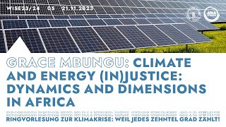 Climate and Energy (In)Justice: Dynamics and Dimensions in Africa | Fridays for Future