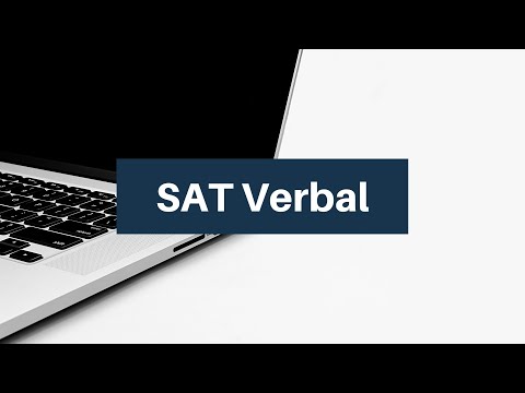 SAT VERBAL COURSE START UP VIDEO