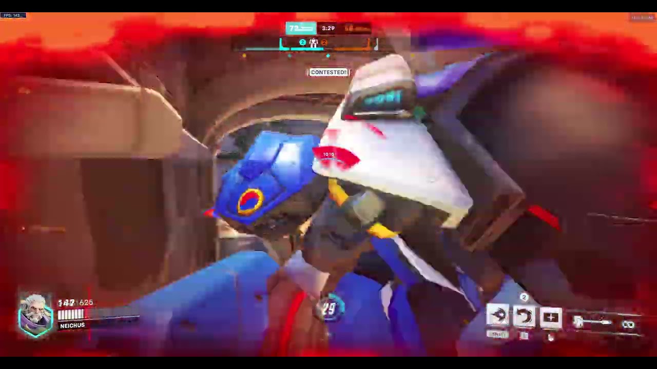 Overwatch 2 VOD#51 : Neichus Reinhardt Tank Diff | 16 Shatter Stuns