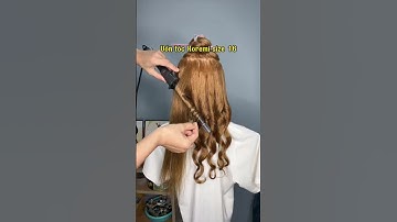 size 16 máy uốn tóc xoăn lọn hàn quốc koremi, máy làm tóc xoăn cả nhà ơi đẹp như tiệm salon tóc