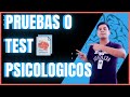 Pruebas o test psicológicos || Pruebas proyectivas, psicométricas, subjetivas y objetivas